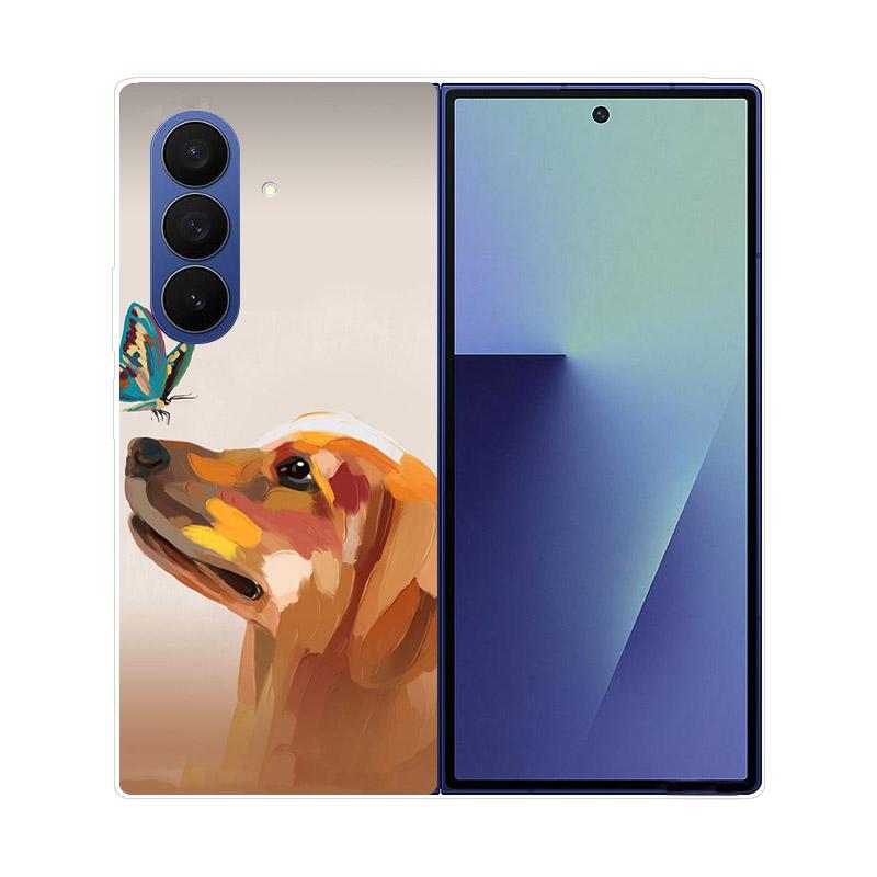 Прозрачный складной чехол для телефона Samsung Galaxy Z Fold 6 7 Прозрачная ударопрочная жесткая крышка из ПК для Samsung Z Fold7 Fold6 Чехол Capa