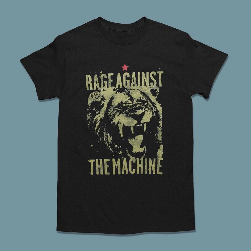 Rage Against The Machine Lion Short Sleeve Crewneck TShirt Unisex T-Shirt