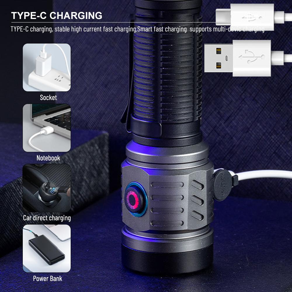 5000LM Amanfire CS-R2107 Брелок-фонарик Тактический Мини Мини Кемпинговый Фонарь Портативный Кемпинговый Фонарь с Креплением Ручка Водонепроницаемый Кемпинговый Фонарь Портативный Кемпинговый Фонарь с Креплением Ручка