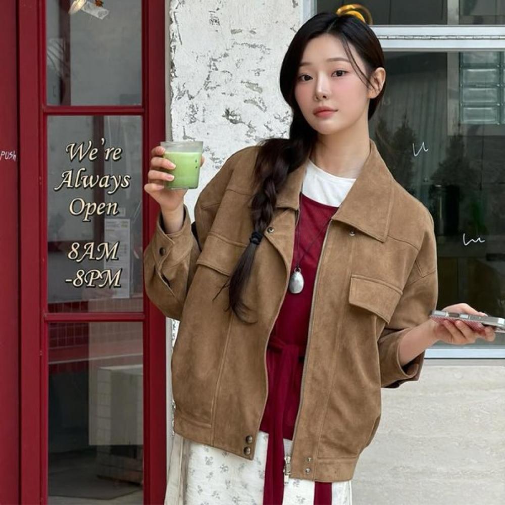 On On Suede Bomber Jacket Nel5am801 95