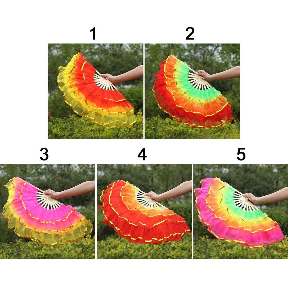 Танцор Практика Длинный Имитационный Веер для танца живота Шелковые Веера Длинные Шелковые Веера Вискоза Шелковые Веера
