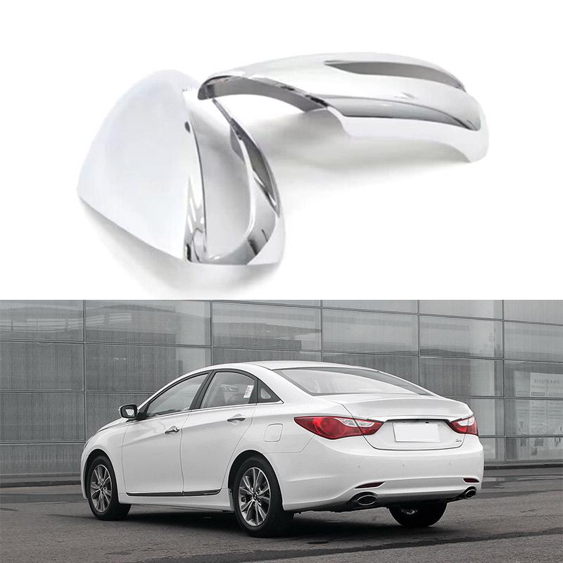 Хромированная накладка на зеркало заднего вида для Sonata 09-14