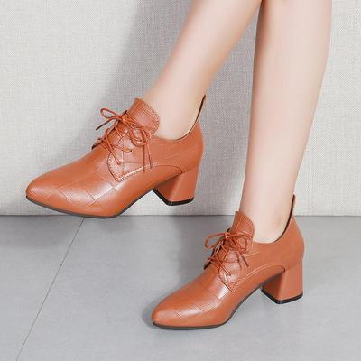 Новые зимние женские ботинки 2025 года, на толстом каблуке, на плоской подошве, противоскользящие женские ботильоны, осенние модные кожаные ботинки, размеры 35-41