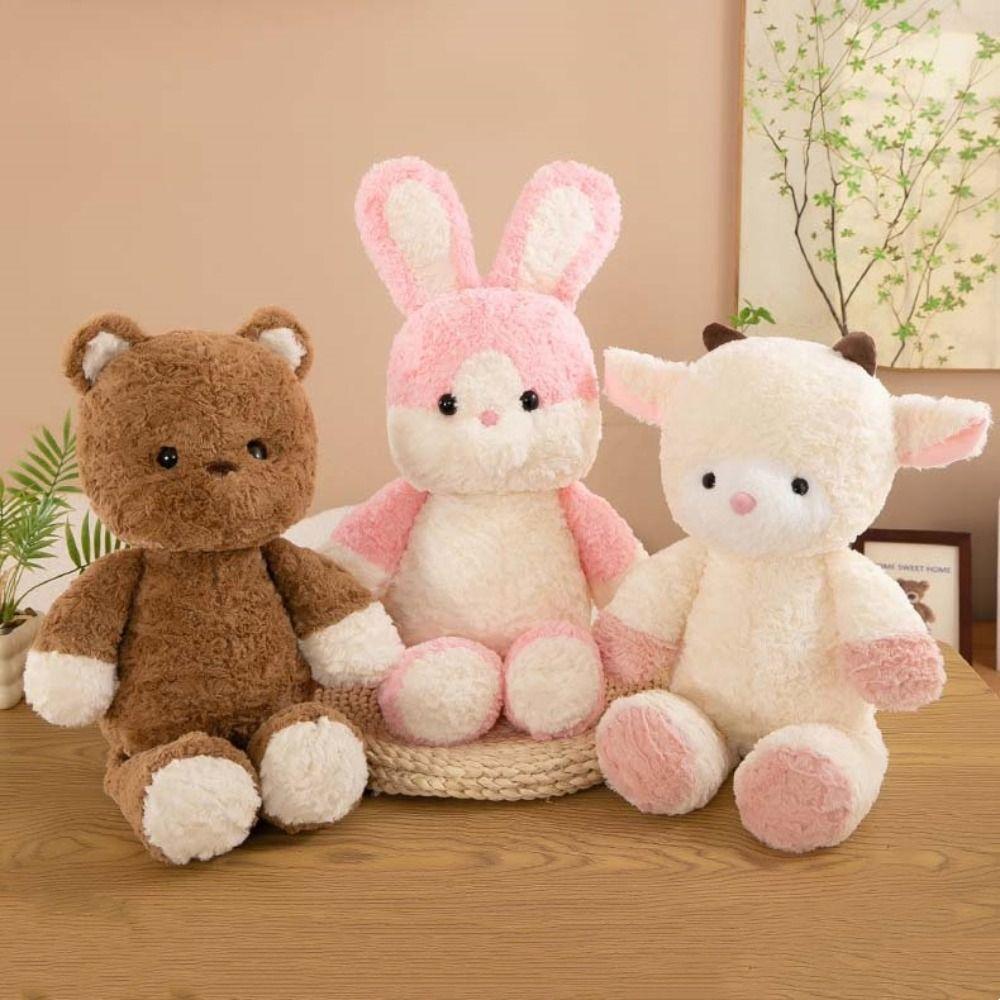 Волк Хаски Бегущий Мягкий Животный Костюм Платье Мягкая Кукла Кролик Медведь Мягкий Для Детей