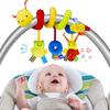 Baby Spiral Plush Toys, Car Seat Activity Toys, Baby Hanging Toys for Crib Bar Bassinet Stroller Best Gift for Kids Infant Newborn 0-12 Months