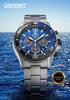 Wristwatch Mako Mako SOLAR Solar Powered Chronograph Limited To 300 Pieces Domestic Warranty Blue Gradation [Orient Watch] Manufacturer's RN-TX0208L