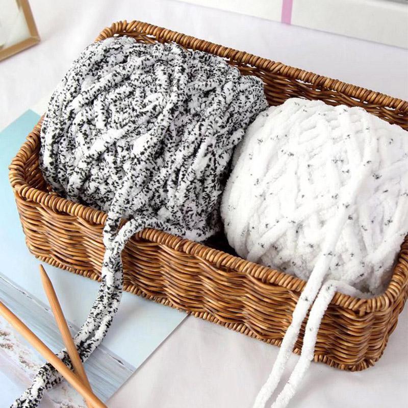 100g/roll Handwoven Thick Wool Yarn Ice Stripe Thread Thread Coarse Yarn Arctic Velvet Yarn Sandal