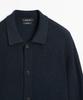Хлопковый вязаный кардиган Massimo Dutti с карманами