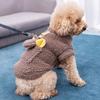 New Dog Cat Autumn and Winter Traction Buckle Pet Autumn and Winter Warm Than Bear Teddy Small Dog Bipedal Clothes