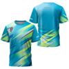 Men's Table Tennis T-Shirt Men Summer Tennis Badminton T-Shirt Top Table Tennis Club Quick Dry Short Sleeved