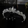 Корейский Новый Стиль Изысканный Циркон Свадебное Платье Невесты Свадебная Корона Тиара Корона Тиара Аксессуары для Волос