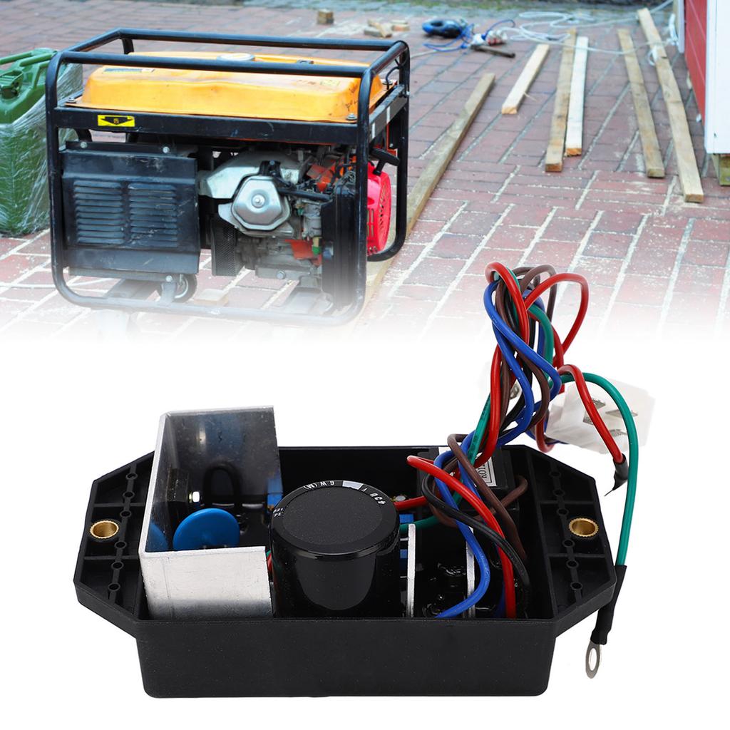 Automatic Voltage Regulator 8 Wires Generator Volt Regulator Replacement AVR Board Module for Single Phase 15KW Generator ABS Multi s