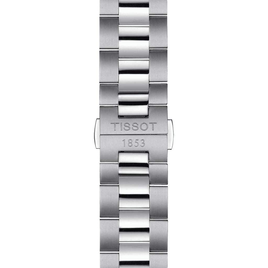 Tissot Мужские модные часы из нержавеющей стали с зеленым циферблатом T127.407.11.091.01