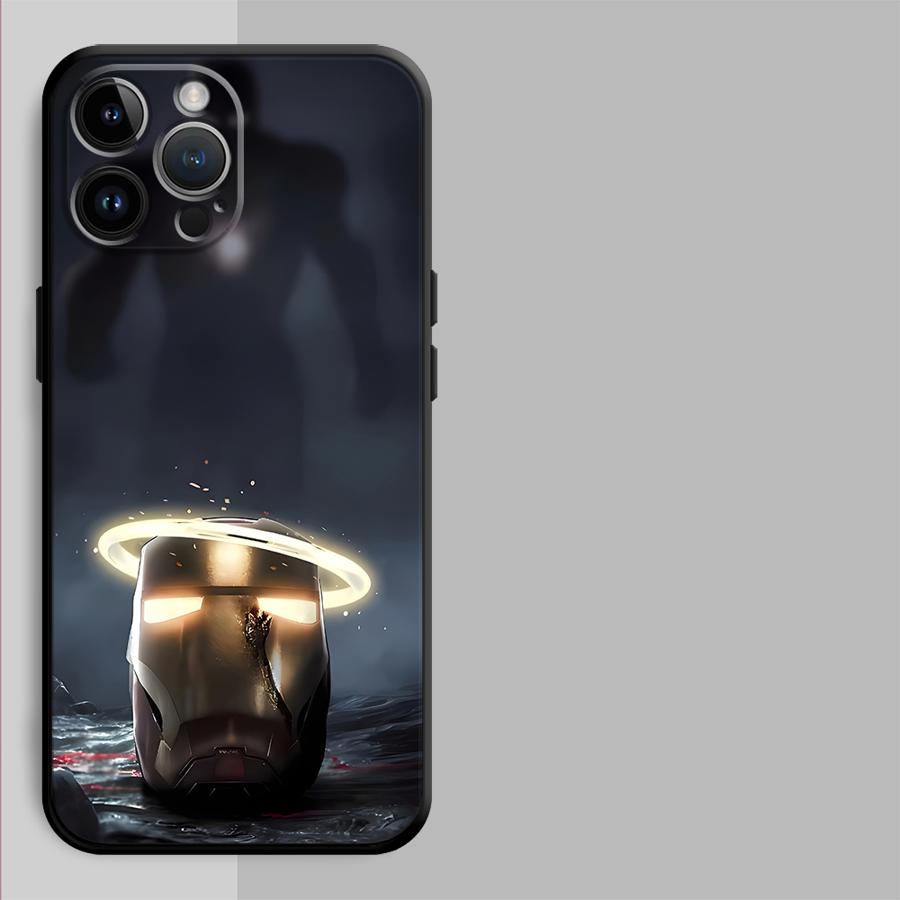 Чехол для телефона Apple iPhone 11 16 XR XS MAX 15 Pro 7 8 Air 13 14 17 Pro Max 12 Funda Чехол для телефона Marvel Железный Человек Арт