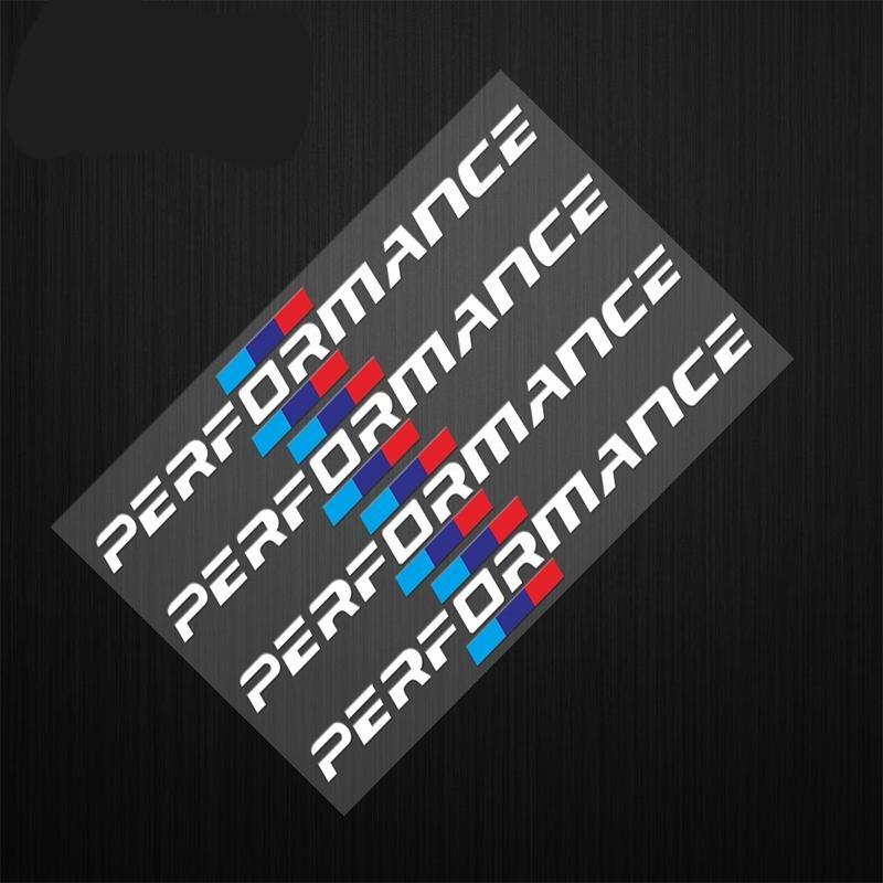 4 шт. Эмблема ручки двери автомобиля Performance 3D наклейки для Bmw M F30 F31 F34 F35 F80 G30 G31 F01 F02 F20 F21 F52 E46 X1 X3 X5 X6 X7