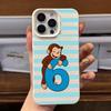 Monkey Lichee leather pattern Phone Case For Samsung A57 A36 A26 A07 A55 A35 A16 A06 A54 A34 A25 A24 A15 A14 A05S A05 5G George