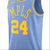 Nike NBA Casual Sports Basketball Jersey/Vest Los Angeles Lakers Kobe 24 Blue Men's AO2908-449