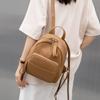 Top Layer Leather Backpack Female Simple Commuter Travel Schoolbag Temperament Everything Women Backpack Bag