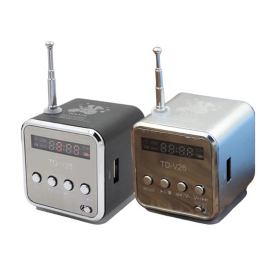 1/2 шт. Мини-динамик с поддержкой Bluetooth, цифровой дисплей, стабильное соединение, водонепроницаемый, перезаряжаемый, FM-радио, музыкальный плеер