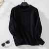 Twist Cable Pullover Sweater for Women In Autumn and Winter New European and American Retro Round Neck Long-sleeved Sweater for Women