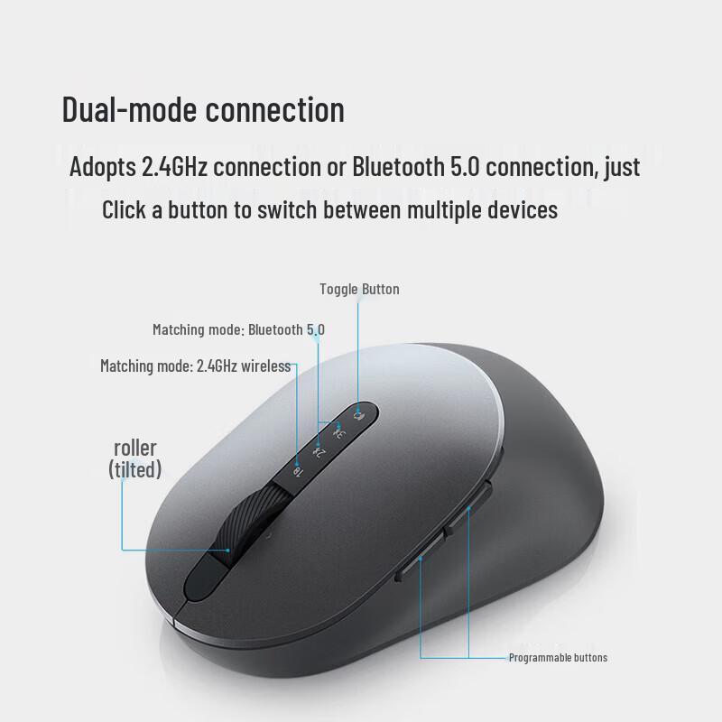 Dell MS5320W Tri-Mode Wireless Mouse
