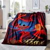 Custom Name Huggy Wuggy Theme Printed Blanket - Perfect for Couch, Bed, Travel & Outdoor Use | Machine Washable, Cozy & Durable.