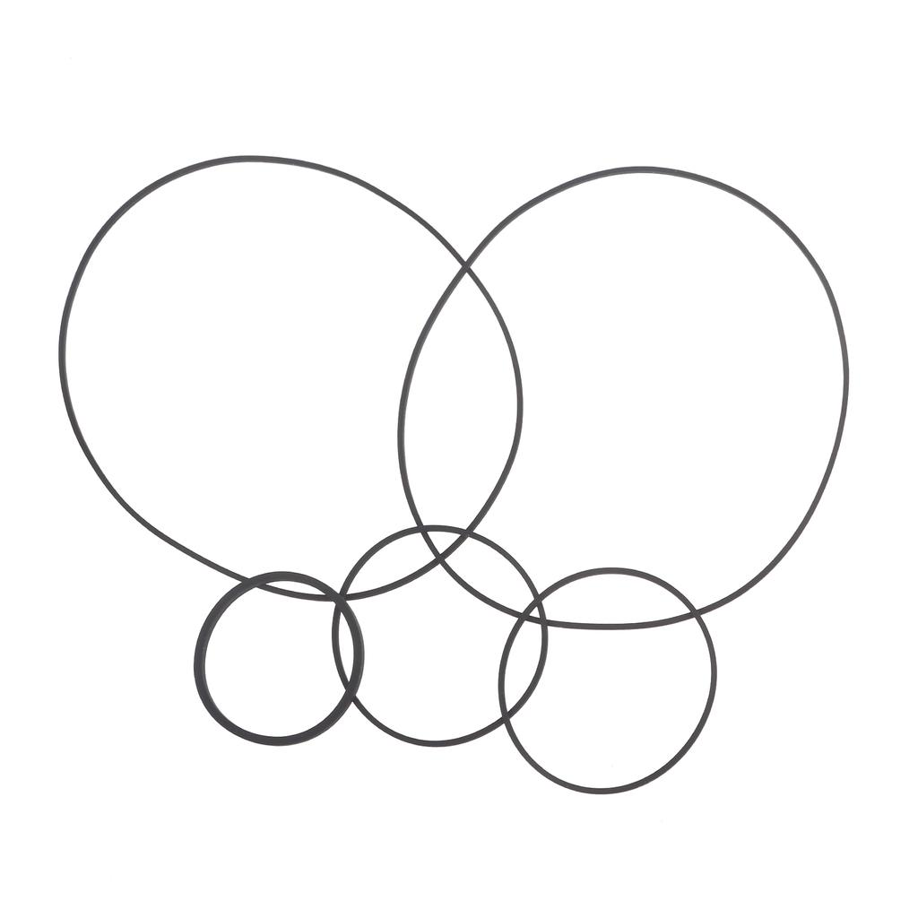 Замена резинового ремня для аудиосистемы Aiwa NSX330 Улучшение долговечности и плавной работы Набор запасных приводных ремней