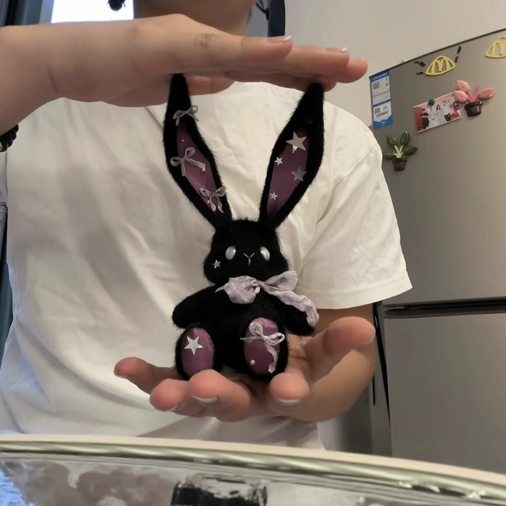 Weird Bunny Plush Rabbit Keychain Material Kit Gift for Girlfriends