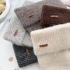 2025 Solid Color Knitted Beanies Hat Winter Warm Women Wool Hat Multicolor Skullies Caps Soft Elastic Cap Sport Bonnet Gorro