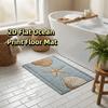 2D Flat Marine Decor Doormat Non Slip Bathroom Rug Welcome Mat Entrance Rug  Entryway