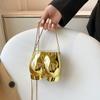 Маленькая дизайнерская сумка на цепочке, Сумка через плечо, Необычная и модная сумка для танцев, Сумка с карманом для наушников, Сумка-конверт красная