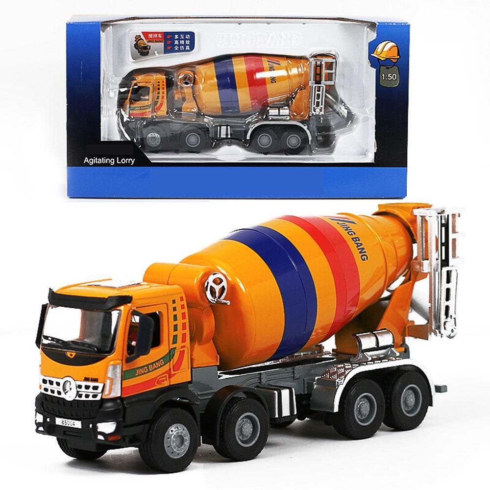 Модель миксера 1/50, литая под давлением модель транспортного средства, инженерный инструмент