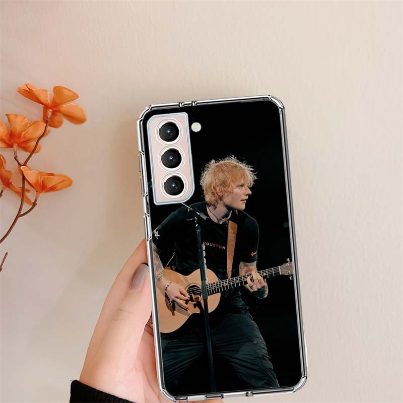 Ed sheeran Singer Clear Phone Cases for Samsung S26 Ultra Galaxy S25 Edge S24 S23 FE S21 Plus S20 S22 S10 Cover Patterned Compat