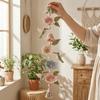 Креативный Сад Каскад из Пряжи DIY Набор для Вязания Крючком, Тема Бабочка/Хэллоуин/Цветок/Пчела/Птица/Собака, Ручная Работа Подвеска на Стену для Любителей Рукоделия