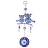 Blue Eye Owl Hanging Decor Decorative Blue Eye Wall Hanging Lifelike Exquisite Owl Hanging Pendant for Home Car Office
