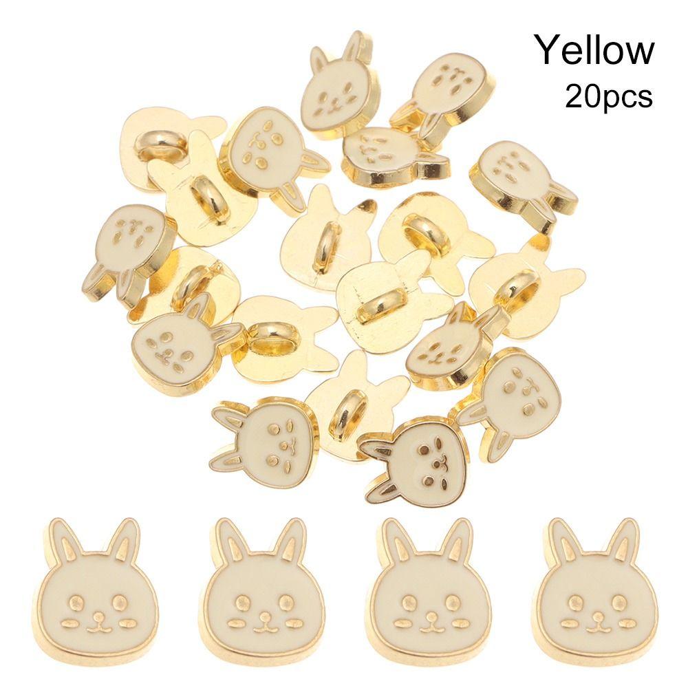 Sewing Accessories Ultra-small Buckle Doll Rabbit Buttons Doll Belt Buckles 1/6 Dolls Clothing
