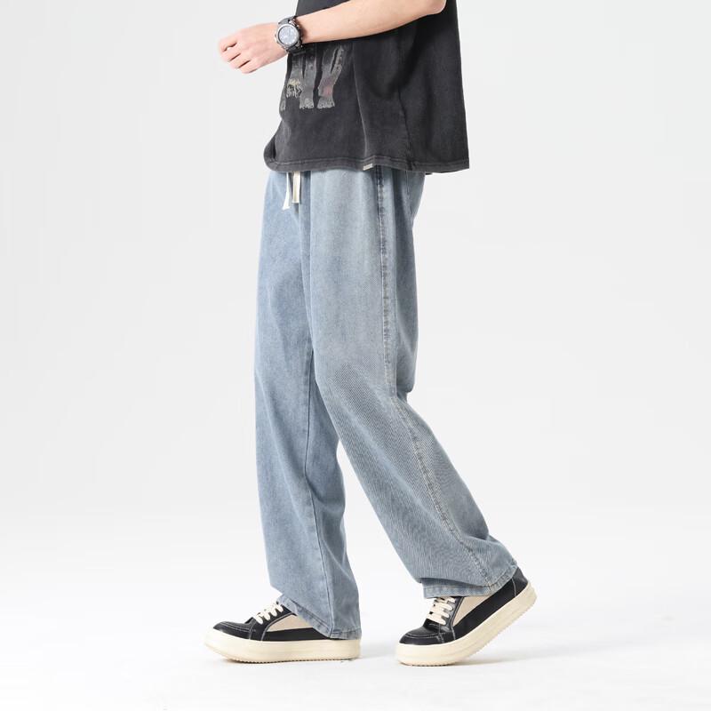 Джинсы мужские прямого кроя свободного кроя Dingfengbaoluo