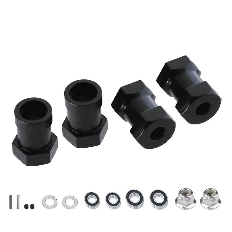 For Tamiya CW-01 CW01 Lunch Box Midnight Pumpkin Monster Beetle WR02 Upgrade Parts Accessories Metal 12mm Wheel Hex Hub Adapter