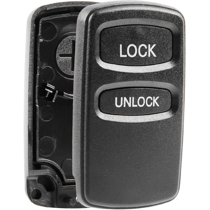 Key Fob Keyless Entry Remote Shell Case & Pad fits Mitsubishi 2002-2006 Eclipse / 2002-2007 Lancer / 2000-2004 Montero Sport / 2003-2006 Outlander