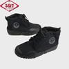 Women's Jihua 99 High-Top Canvas Safety Work Shoes for Autumn, Rubber Sole.