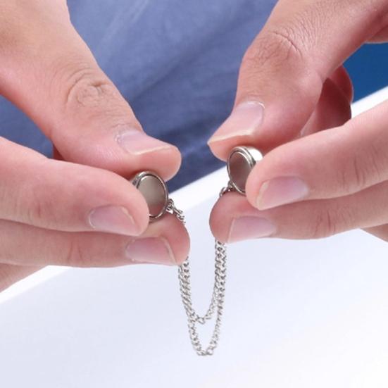 4/8/12 шт. Магнитные зажимы для одежды, пуговицы для штанин, регулируемые зажимы для штанин, булавки, быстрые застежки для рубашки