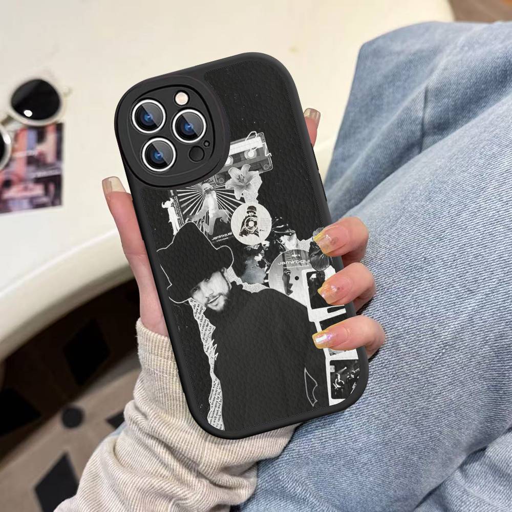 Чехол для телефона Jamiroquai из Rock Band для iPhone 16 15 14 13 12 11 Pro Max Plus Мягкий кожаный чехол