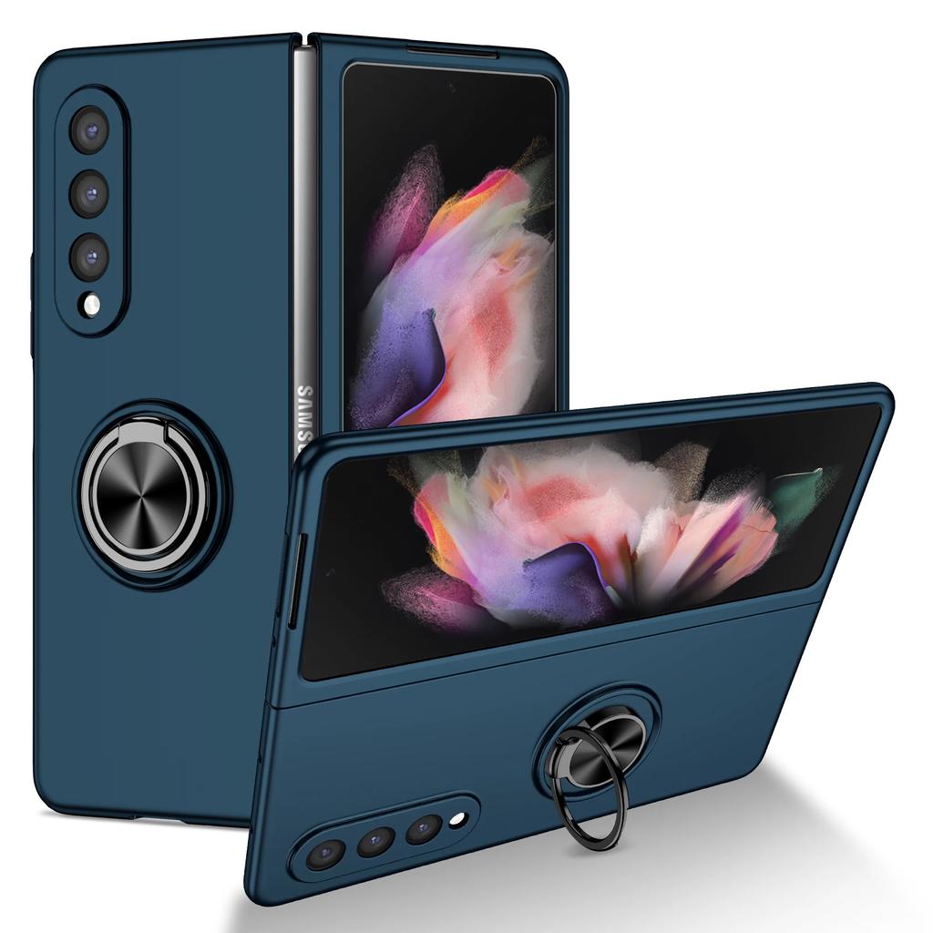 Защитный чехол-подставка с кольцом для Samsung Galaxy Z Fold 6 5 4 3 2 5G противоударный встроенный чехол-подставка магнитный держатель
