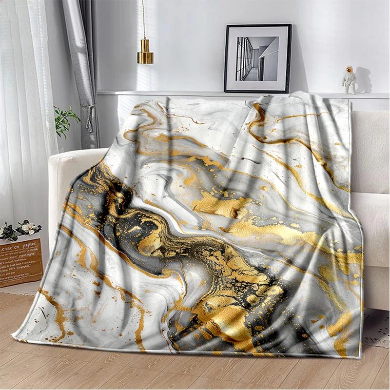 2026 New Style Luxurious Nature Marble Colour Blanket,Soft Throw Blanket for Home Bedroom Bed Sofa Travel Picnic Cover Kid Gift