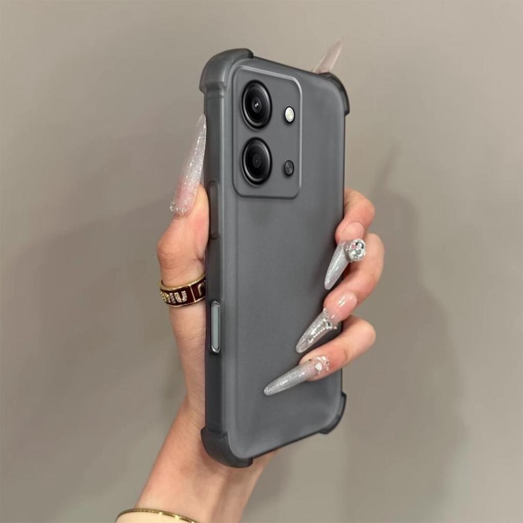 Matte Transparent Phone Case for Xiaomi Redmi 15C 5G 4G Frosted Semi-Clear Protective Shell
