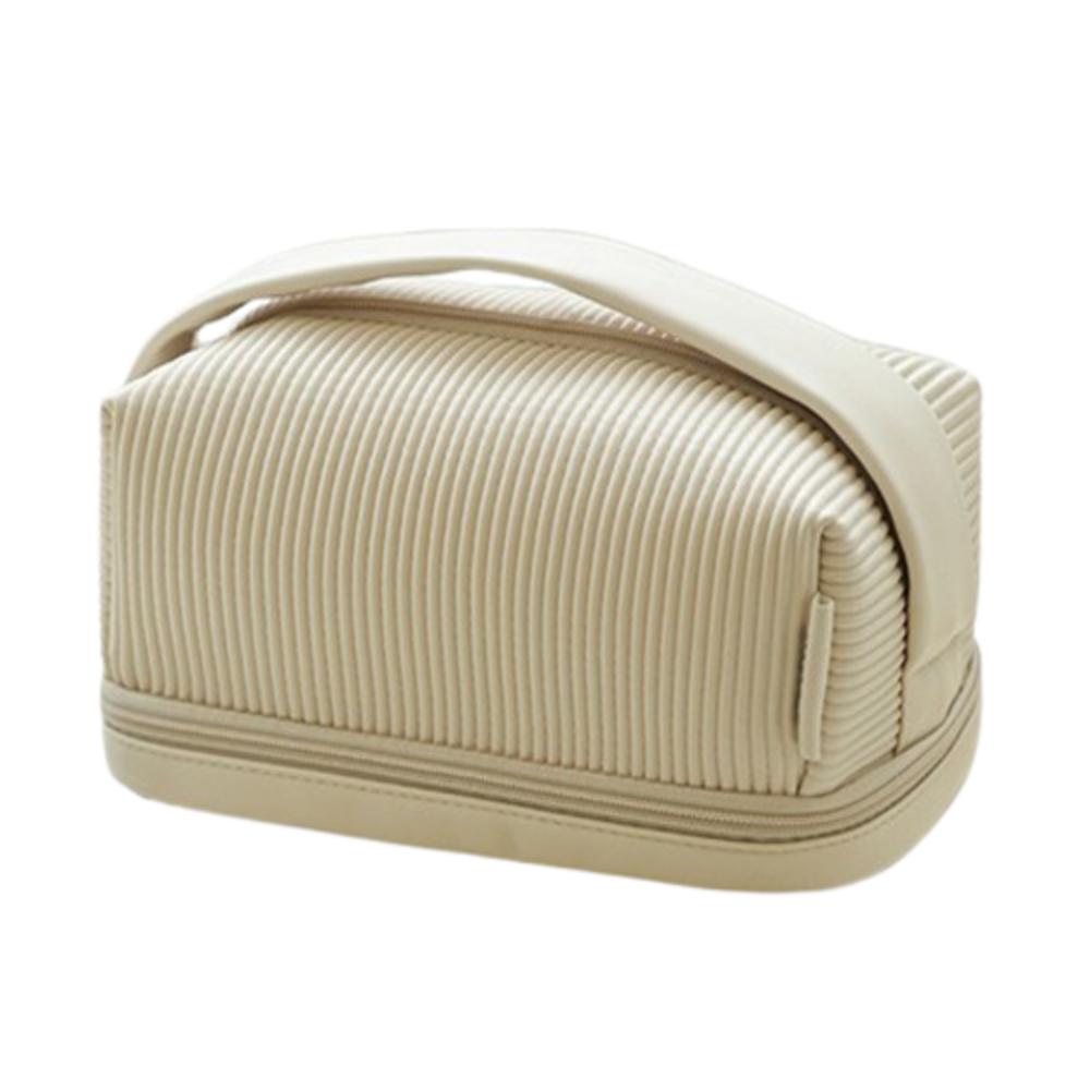 Чехол для туалетных принадлежностей из искусственной кожи, большая вместимость, сумка для хранения в ванной, дорожные аксессуары