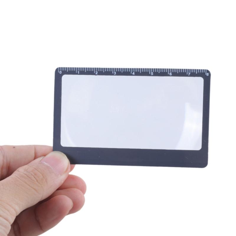 5Pcs 3x Magnifier for Reading Credit Card Size Pocket Magnifier Magnifying Cards for Wallet Portable Magnifier for Read