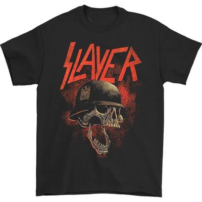 Футболка Slayer Hellmit Soldier Высококачественная Роскошная для Мужчин и Женщин Топ Y2k Летняя Горячая Распродажа