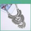 Classic Vintage European Style Alloy Geometric Necklace For Fashion And Jewelry Lovers