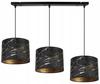 Pendant lamp, chandelier, ceiling lamp, gold pattern lampshade